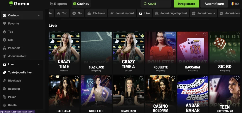 live casino