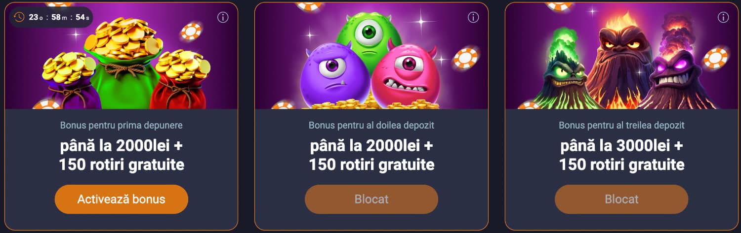 Bonusuri la VOX Casino